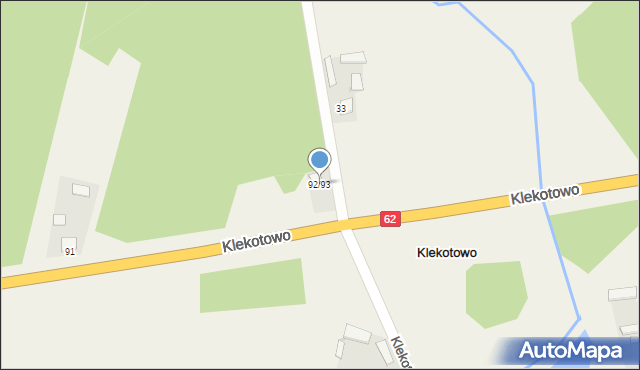 Zajęczniki, Zajęczniki, 92/93, mapa Zajęczniki