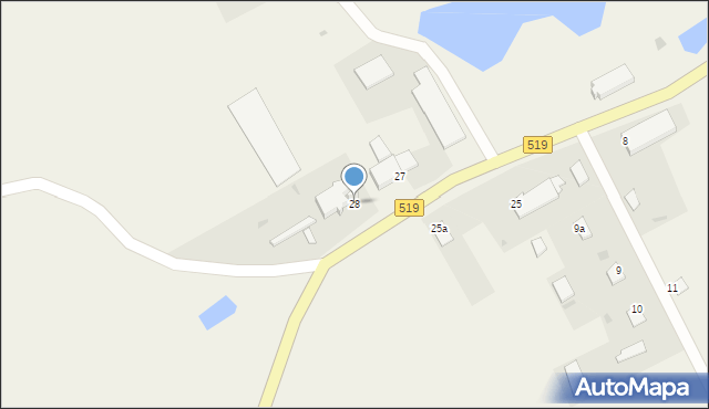 Zajezierze, Zajezierze, 28, mapa Zajezierze