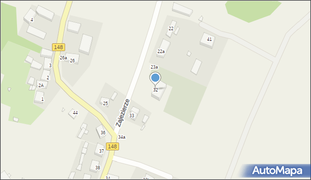 Zajezierze, Zajezierze, 32, mapa Zajezierze