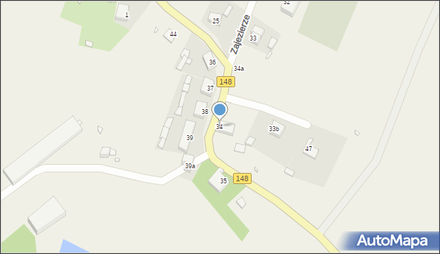 Zajezierze, Zajezierze, 34, mapa Zajezierze