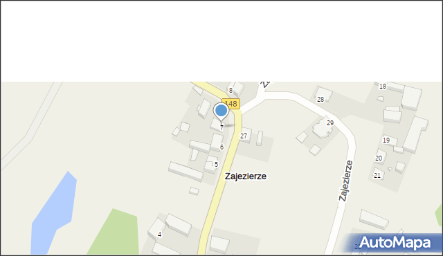 Zajezierze, Zajezierze, 7, mapa Zajezierze