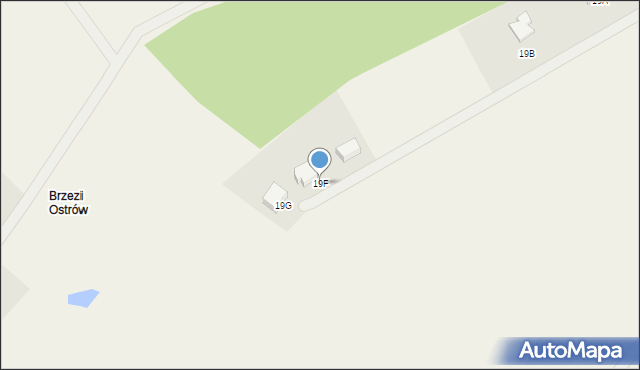 Zajezierze, Zajezierze, 19F, mapa Zajezierze