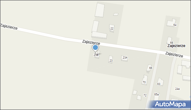 Zajezierze, Zajezierze, 23B, mapa Zajezierze