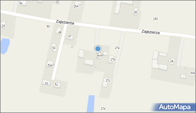 Zajezierze, Zajezierze, 27, mapa Zajezierze