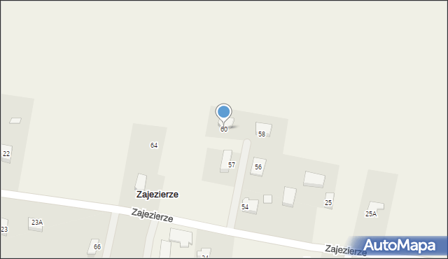 Zajezierze, Zajezierze, 60, mapa Zajezierze