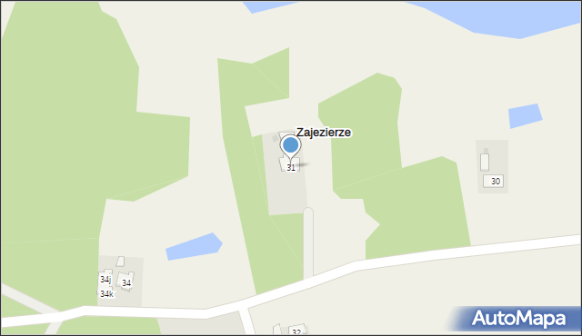 Zajezierze, Zajezierze, 31, mapa Zajezierze