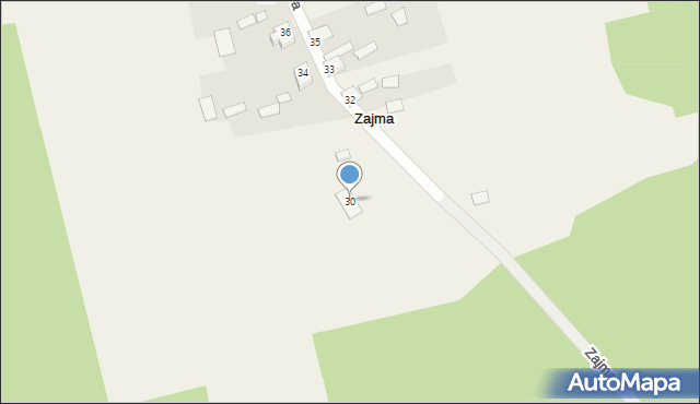 Zajma, Zajma, 30, mapa Zajma