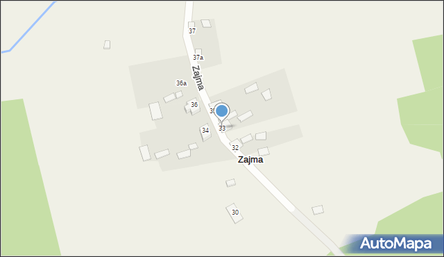 Zajma, Zajma, 33, mapa Zajma