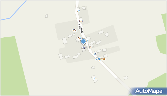 Zajma, Zajma, 34, mapa Zajma