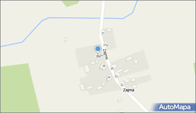 Zajma, Zajma, 36a, mapa Zajma