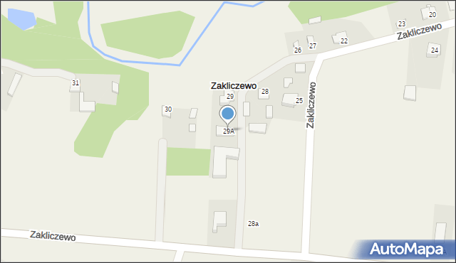 Zakliczewo, Zakliczewo, 29A, mapa Zakliczewo