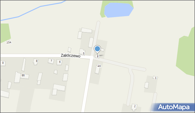 Zakliczewo, Zakliczewo, 4, mapa Zakliczewo