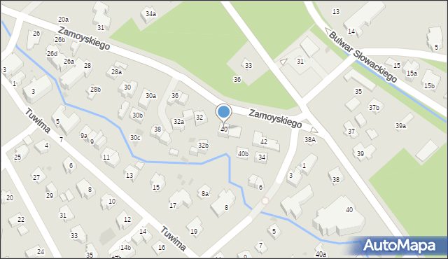 Zakopane, Zamoyskiego Władysława, 40, mapa Zakopanego