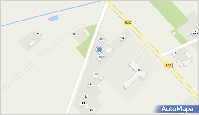 Żaków, Żaków, 49b, mapa Żaków