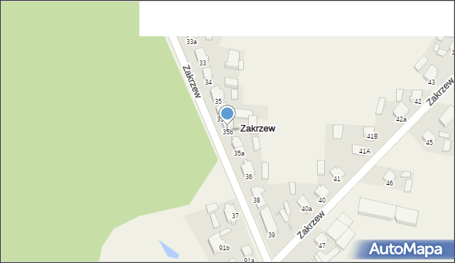 Zakrzew, Zakrzew, 35b, mapa Zakrzew