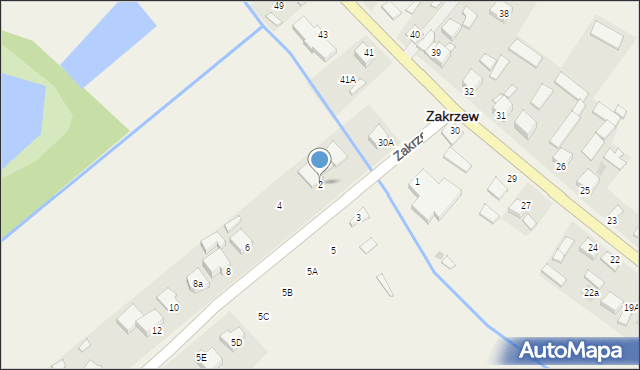 Zakrzew-Kolonia, Zakrzew-Kolonia, 2, mapa Zakrzew-Kolonia