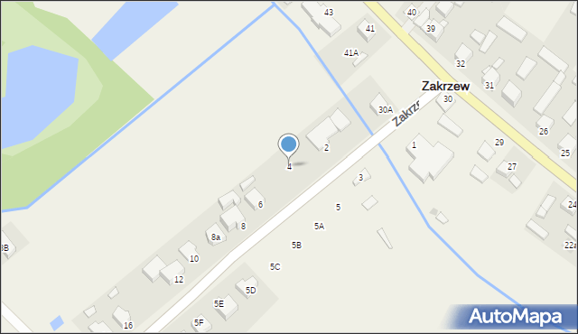 Zakrzew-Kolonia, Zakrzew-Kolonia, 4, mapa Zakrzew-Kolonia