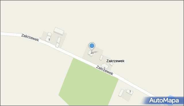 Zakrzewek, Zakrzewek, 4A, mapa Zakrzewek