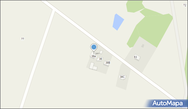 Zakrzewo, Zakrzewo, 39, mapa Zakrzewo