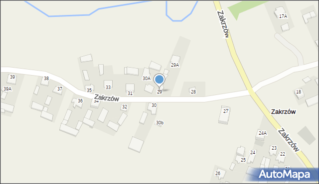 Zakrzów, Zakrzów, 29, mapa Zakrzów