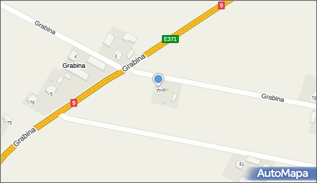 Zakrzów, Zakrzów, 77, mapa Zakrzów