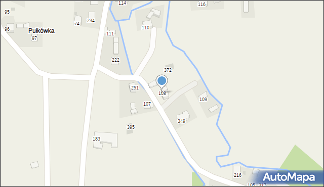 Zakrzów, Zakrzów, 108, mapa Zakrzów