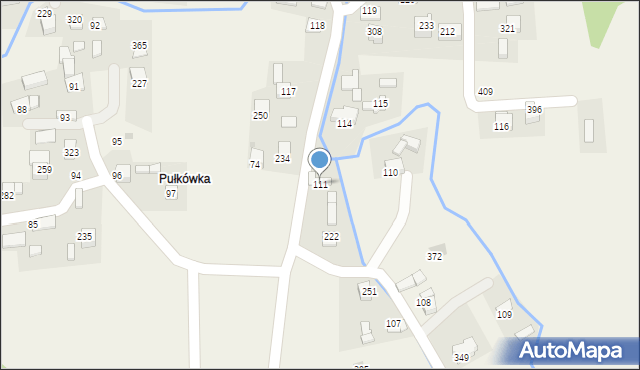 Zakrzów, Zakrzów, 111, mapa Zakrzów