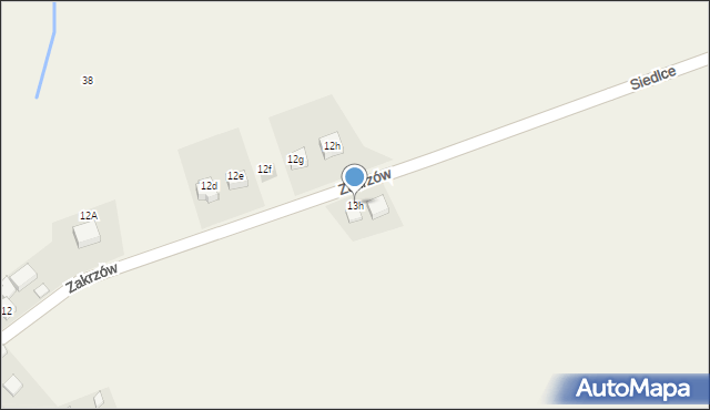 Zakrzów, Zakrzów, 13h, mapa Zakrzów