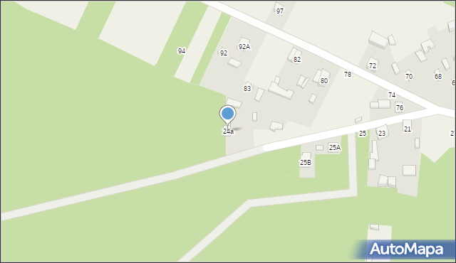 Zakrzówek Szlachecki, Zakrzówek Szlachecki, 24a, mapa Zakrzówek Szlachecki