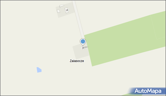 Zalasocze, Zalasocze, 19, mapa Zalasocze