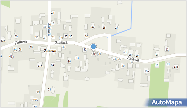 Zaława, Zaława, 31, mapa Zaława