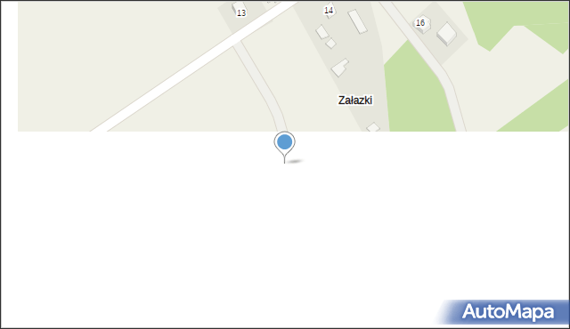 Załazek, Załazek, 10, mapa Załazek