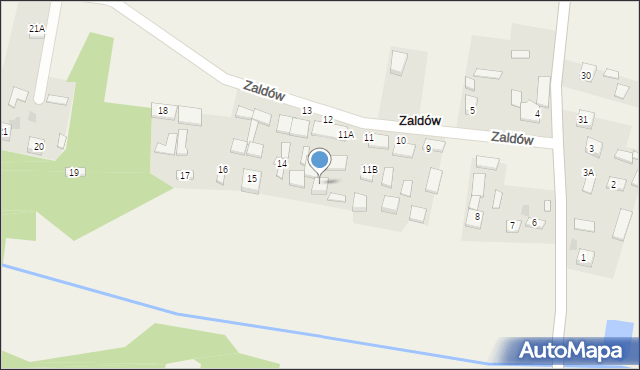 Zaldów, Zaldów, 12, mapa Zaldów