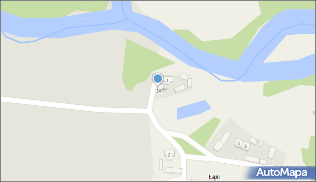 Zalesiaki, Zalesiaki, 1A, mapa Zalesiaki