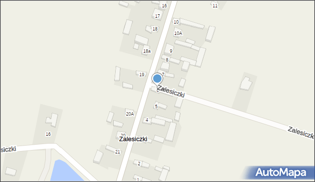 Zalesiczki, Zalesiczki, 6, mapa Zalesiczki