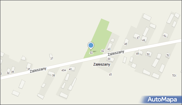 Zaleszany, Zaleszany, 41, mapa Zaleszany