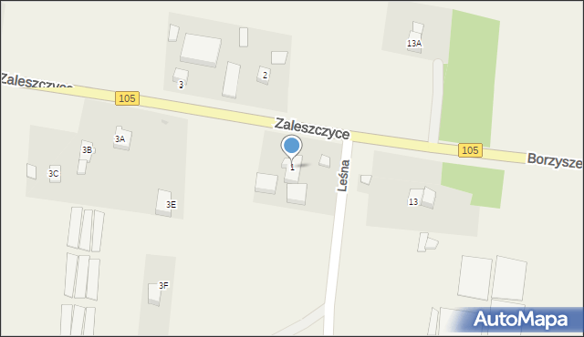 Zaleszczyce, Zaleszczyce, 1, mapa Zaleszczyce