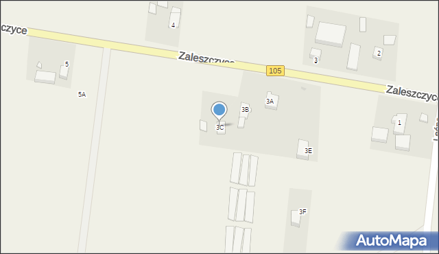 Zaleszczyce, Zaleszczyce, 3C, mapa Zaleszczyce