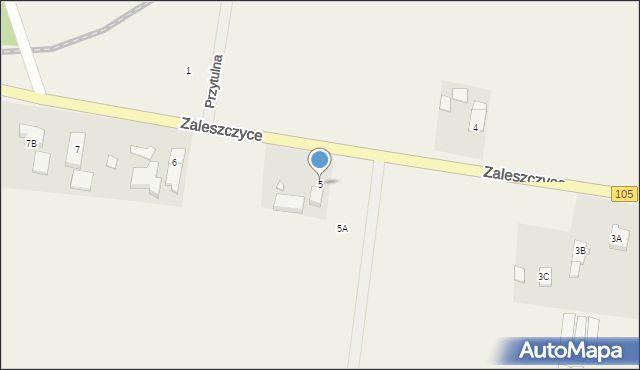 Zaleszczyce, Zaleszczyce, 5, mapa Zaleszczyce