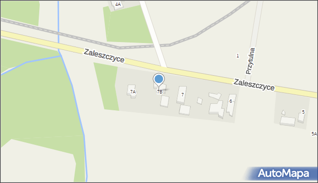 Zaleszczyce, Zaleszczyce, 7B, mapa Zaleszczyce