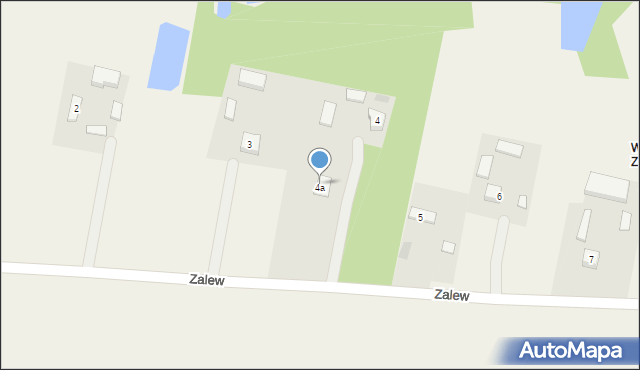 Zalew, Zalew, 4a, mapa Zalew