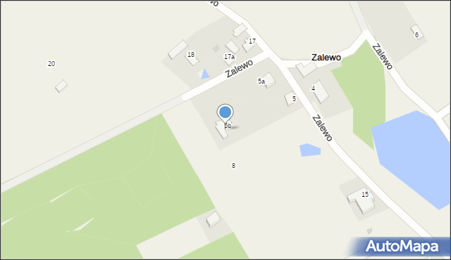 Zalewo, Zalewo, 7, mapa Zalewo