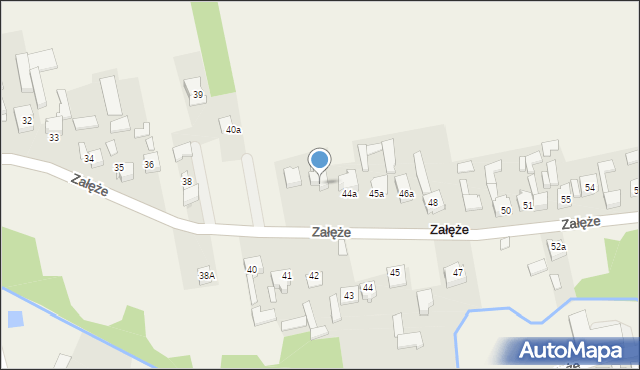 Załęże, Załęże, 42a, mapa Załęże