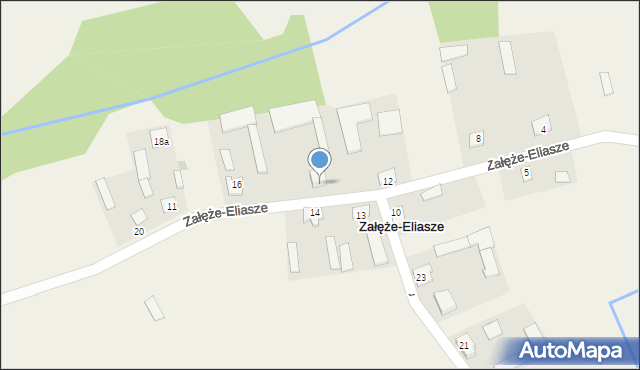 Załęże-Eliasze, Załęże-Eliasze, 8, mapa Załęże-Eliasze