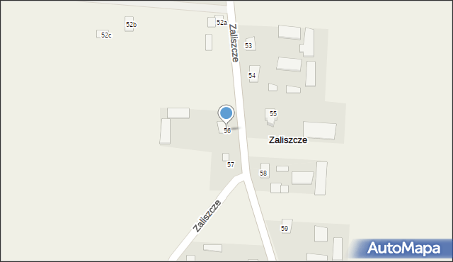 Zaliszcze, Zaliszcze, 56, mapa Zaliszcze