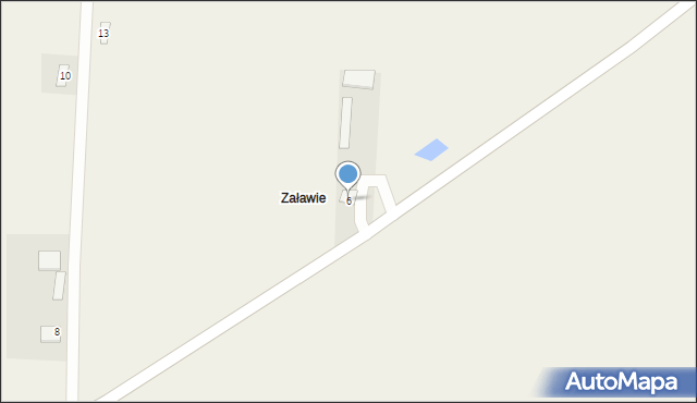 Zaliszcze, Zaliszcze, 6, mapa Zaliszcze