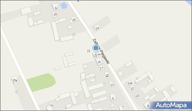 Zaliwie-Piegawki, Zaliwie-Piegawki, 21, mapa Zaliwie-Piegawki