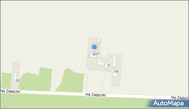 Załuski, Załuski, 30A, mapa Załuski