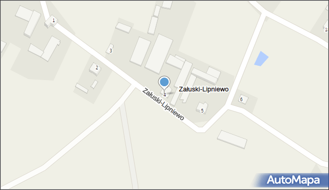 Załuski-Lipniewo, Załuski-Lipniewo, 4, mapa Załuski-Lipniewo