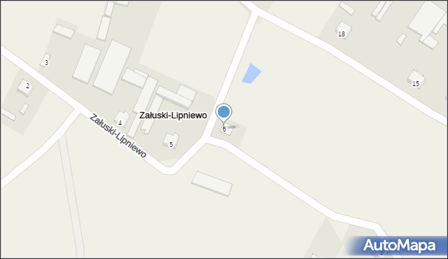 Załuski-Lipniewo, Załuski-Lipniewo, 6, mapa Załuski-Lipniewo